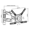 23-55" Full Motion Wall Mount Bracket