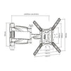 23-55" Full Motion Wall Mount Bracket