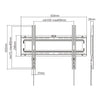 37-70" Fixed Wall Mount Bracket