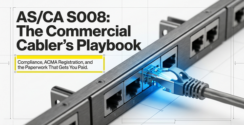 AS/CA S008 Cabling Compliance — A Plain English Guide