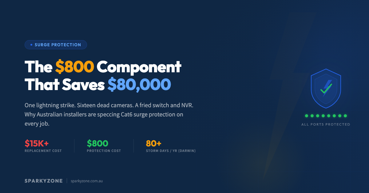 Cat6 Surge Protection: The $800 Component That Saves $80,000