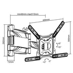 23-55" Full Motion Wall Mount Bracket