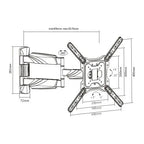 23-55" Full Motion Wall Mount Bracket