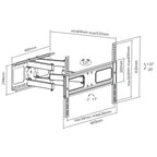 37-70" Full Motion Wall Mount Bracket