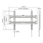 37-70" Fixed Wall Mount Bracket