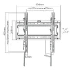 37-70" Tilt Wall Mount Bracket