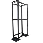 18RU 4 Post Depth Adjustable Open Rack
