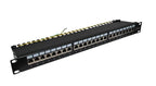 24 Port 19" Cat6A Shielded Patch Panel