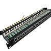24 Port 19" Cat6A Shielded Patch Panel