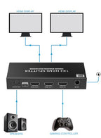 1 x 2 HDMI Splitter, 8K@60Hz / 4K@120Hz