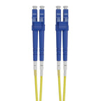 LC-LC OS2 (G657A1) Duplex Fibre Lead, Yellow LSZH Jacket - 10m