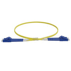 LC-LC OS2 (G657A1) Duplex Fibre Lead, Yellow LSZH Jacket - 20m