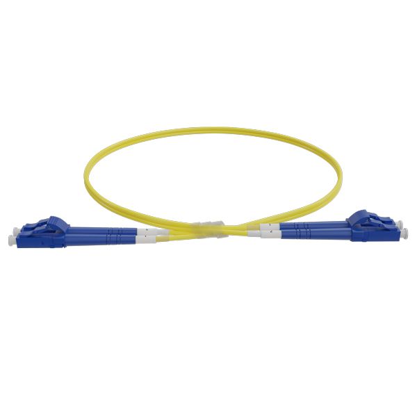 LC-LC OS2 (G657A1) Duplex Fibre Lead, Yellow LSZH Jacket - 20m
