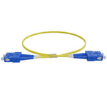 SC-SC OS2 (G657A1) Duplex Fibre Lead, Yellow LSZH Jacket - 30m