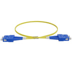 SC-SC OS2 (G657A1) Duplex Fibre Lead, Yellow LSZH Jacket - 40m