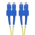 SC-SC OS2 (G657A1) Duplex Fibre Lead, Yellow LSZH Jacket - 40m