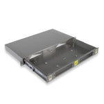 1RU Sliding Fibre Enclosure (2 x 24F Splice Trays)