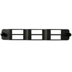 Angled 6 Port SC Duplex / LC Quad Adapter Plate