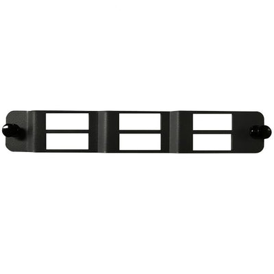 Angled 6 Port SC Duplex / LC Quad Adapter Plate