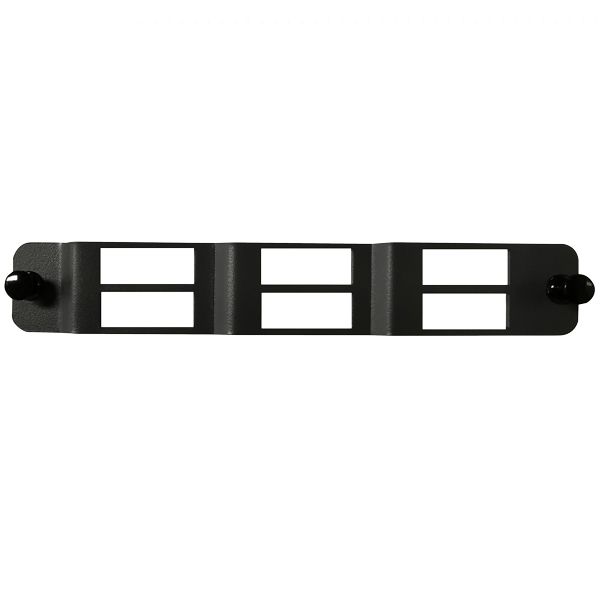 Angled 6 Port SC Duplex / LC Quad Adapter Plate