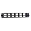 Angled 12 Port LC Duplex / SC Simplex Adaptor Plate