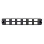 Flat 12 Port LC Duplex / SC Simplex Adaptor Plate