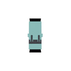 Fibre Adaptor, SC Simplex OM3/4 (Aqua) - Flangeless