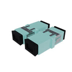 Fibre Adaptor, SC Simplex OM3/4 (Aqua) - Flangeless