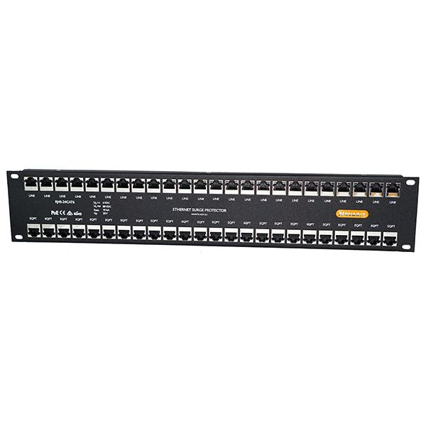 Novaris Cat6 Surge Protector - 24 Port