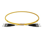 ST-ST OS2 (G657A1) Duplex Fibre Lead, Yellow LSZH Jacket - 3m