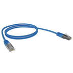 Cat6A 26AWG S/FTP 10G RJ45 Patch Lead, 20m, Blue PVC Jacket