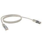 Cat6A 26AWG S/FTP 10G RJ45 Patch Lead, 20m, Grey PVC Jacket