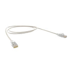 Cat6A 30AWG UTP 10G RJ45 Patch Lead, Beige PVC Jacket, 3m