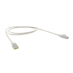 Cat6A 30AWG UTP 10G RJ45 Patch Lead, Beige PVC Jacket, 3m