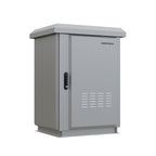 18RU 600mm Deep Outdoor Freestanding Cabinet. IP45 Rated, Grey