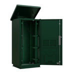 27RU 600mm Deep Outdoor Freestanding Cabinet. IP45 Rated, Forest Green **Made to Order**