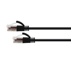 CERTECH Cat6A 34AWG S/FTP 10G RJ45 Patch Lead, Black LSZH Jacket, 3m