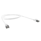CERTECH Cat6A 34AWG S/FTP 10G RJ45 Patch Lead, White LSZH Jacket, 3m