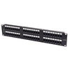 2RU 48 Port 19" Cat6 UTP Patch Panel