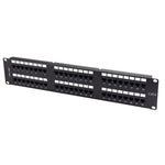 2RU 48 Port 19" Cat6 UTP Patch Panel