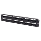 2RU 48 Port 19" Cat6 UTP Patch Panel