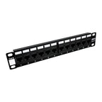 10" 12 Port Cat6 Patch Panel for Mini Cabinets