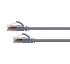 Cat6A 34AWG S/FTP 10G RJ45 Patch Lead, Grey LSZH Jacket, 5m