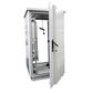 27RU 800mm Deep Outdoor Freestanding Cabinet w/ Front & Rear Doors. IP45 Rated