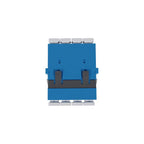 Fibre Adaptor, LC Quad OS2 (Blue) - Flangeless