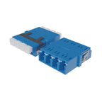 Fibre Adaptor, LC Quad OS2 (Blue) - Flangeless
