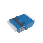 Fibre Adaptor, LC Quad OS2 (Blue) - Flangeless