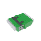 Fibre Adaptor, LC APC Quad OS2 (Green) - Flangeless