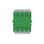 Fibre Adaptor, LC APC Quad OS2 (Green) - Flangeless