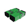 Fibre Adaptor, SC APC Simplex OS2 (Green) - Flangeless